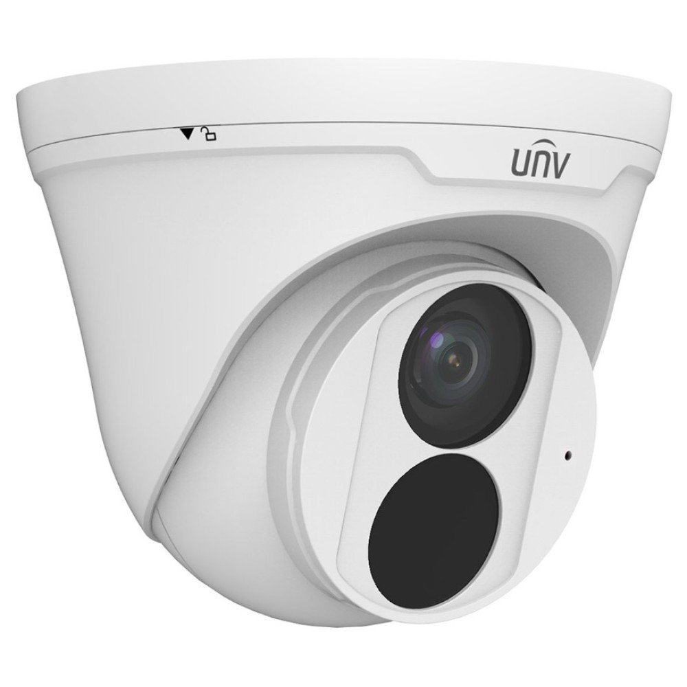 4 Мп IP-відеокамера Uniview IPC3614LB-ADF28K-H (2.8) White з PoE