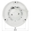 4 Мп IP-видеокамера Uniview IPC3614SB-ADF28KMC-I0 White с PoE