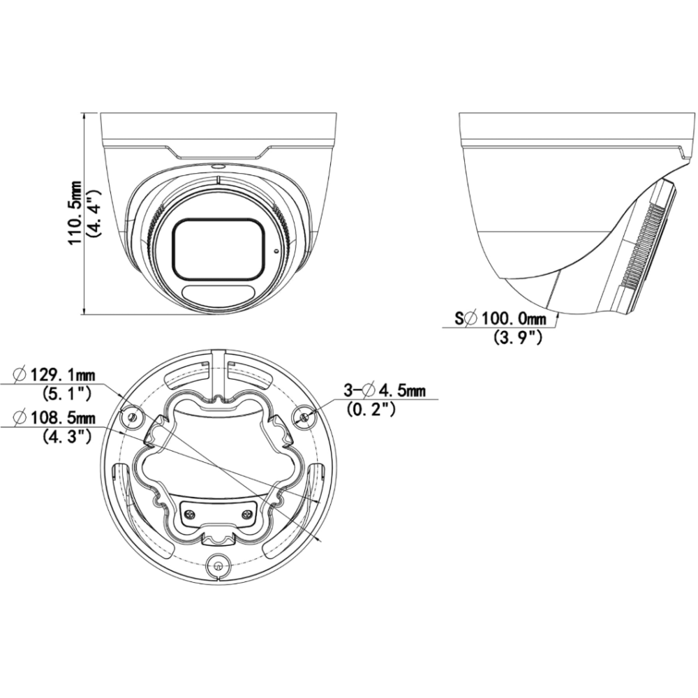 8 Мп IP-відеокамера Uniview IPC3638SB-ADZKM-DL-I1 з PoE