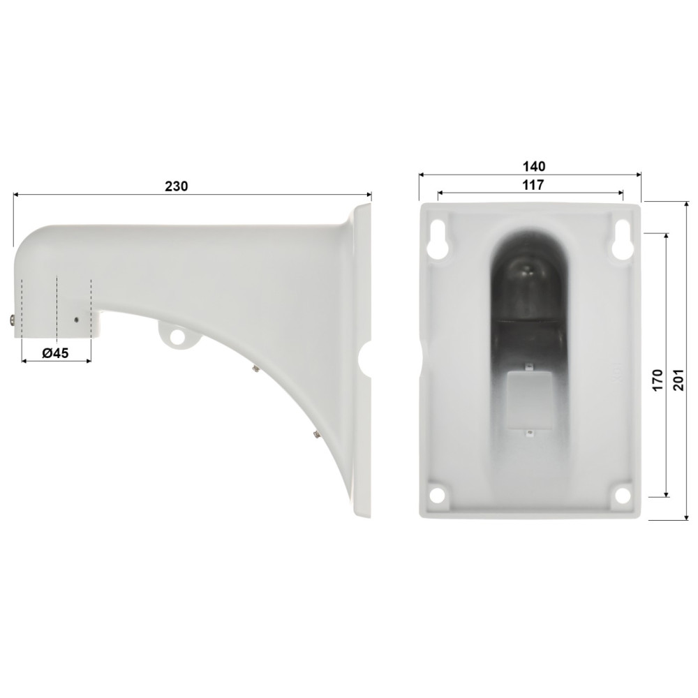 4 Мп IP-відеокамера Uniview IPC6424SR-X25-VF-B з PoE