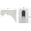4 Мп IP-відеокамера Uniview IPC6424SR-X25-VF-B з PoE