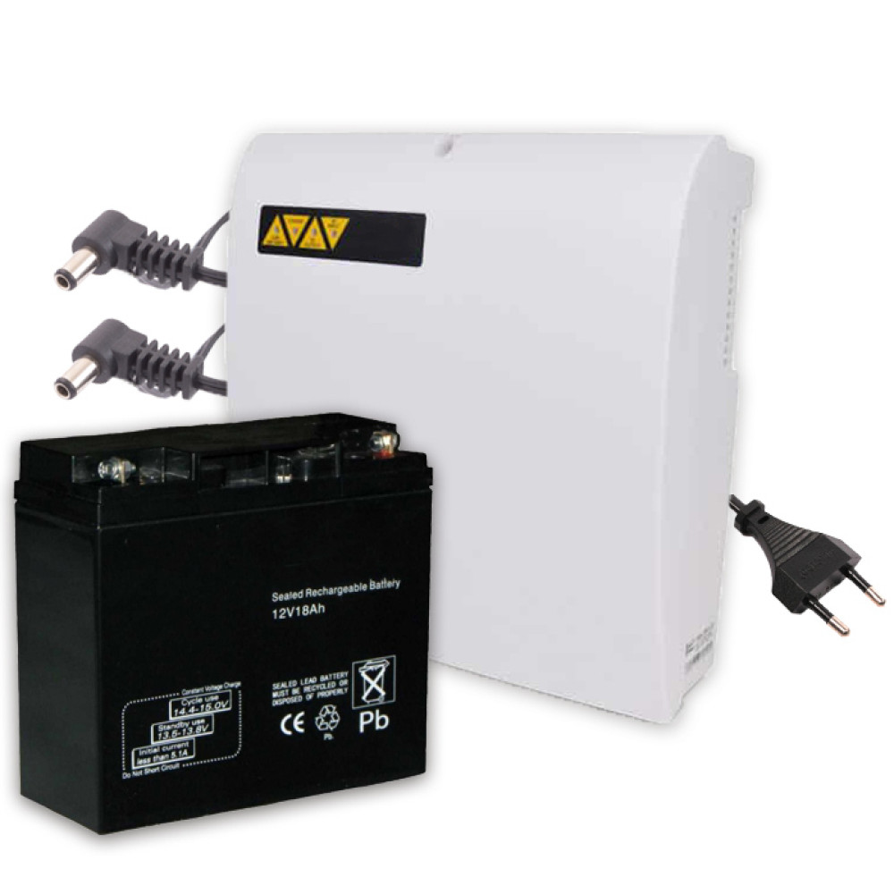 Комплект ДБЖ IQ Energy UPS-1210LFP-18 (12V/120W/18Аh/216Wh) для роутерів, LiFePO4