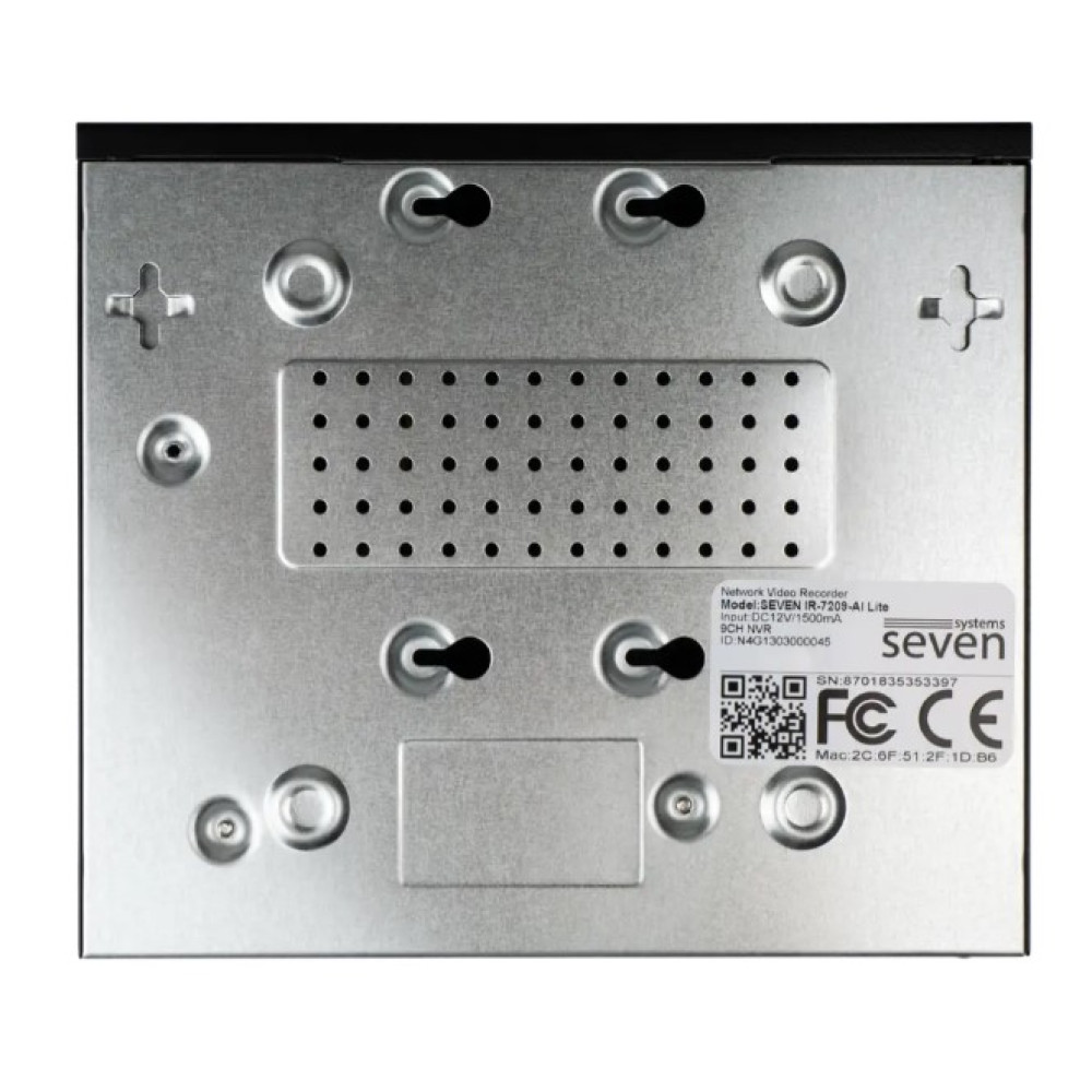 9-канальний IP-відеореєстратор SEVEN IR-7209-AI