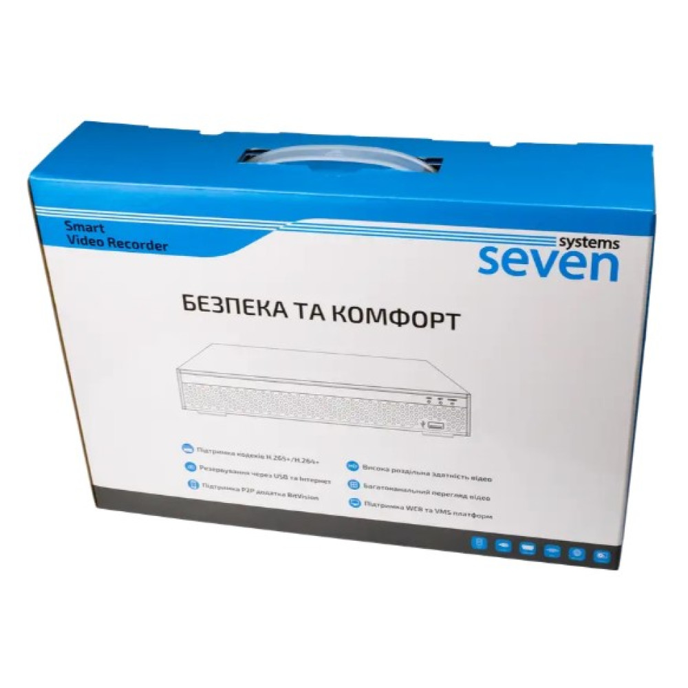 9-канальний IP-відеореєстратор SEVEN IR-7209-AI
