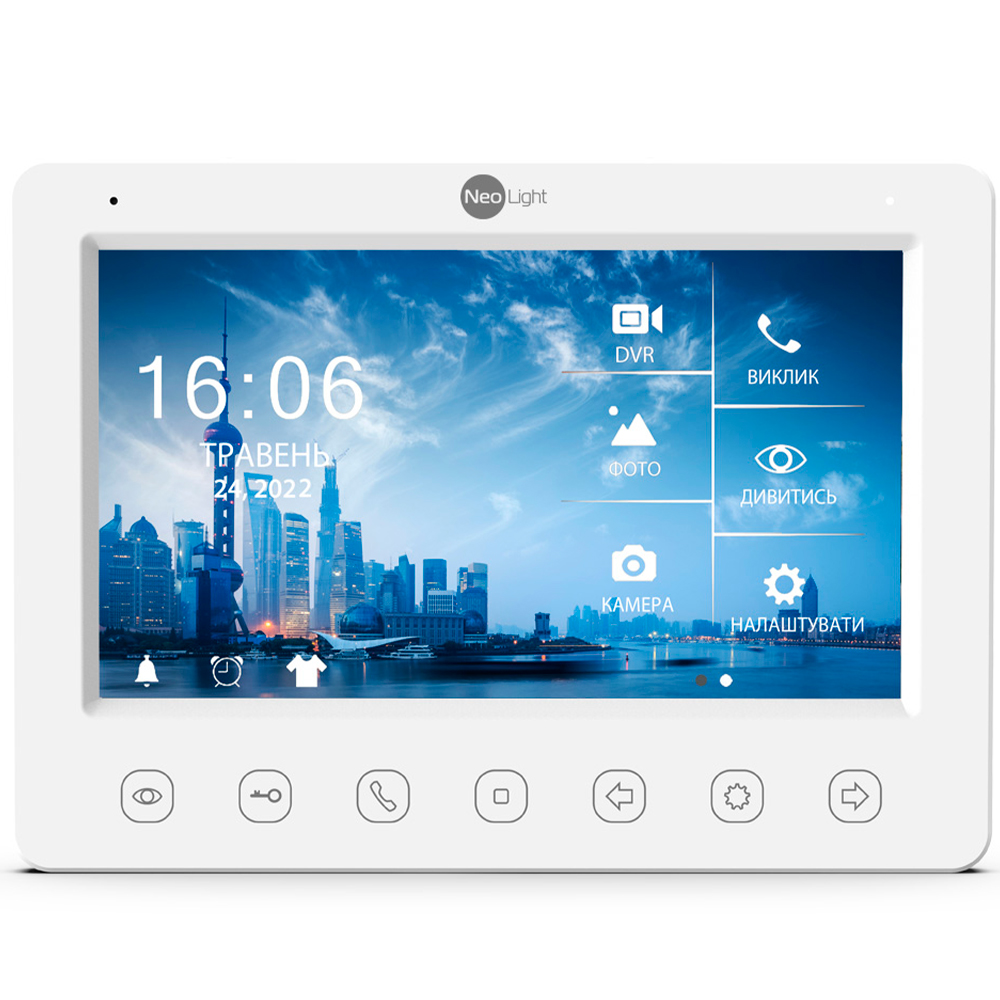 Відеодомофон NeoLight Kappa+ HD white