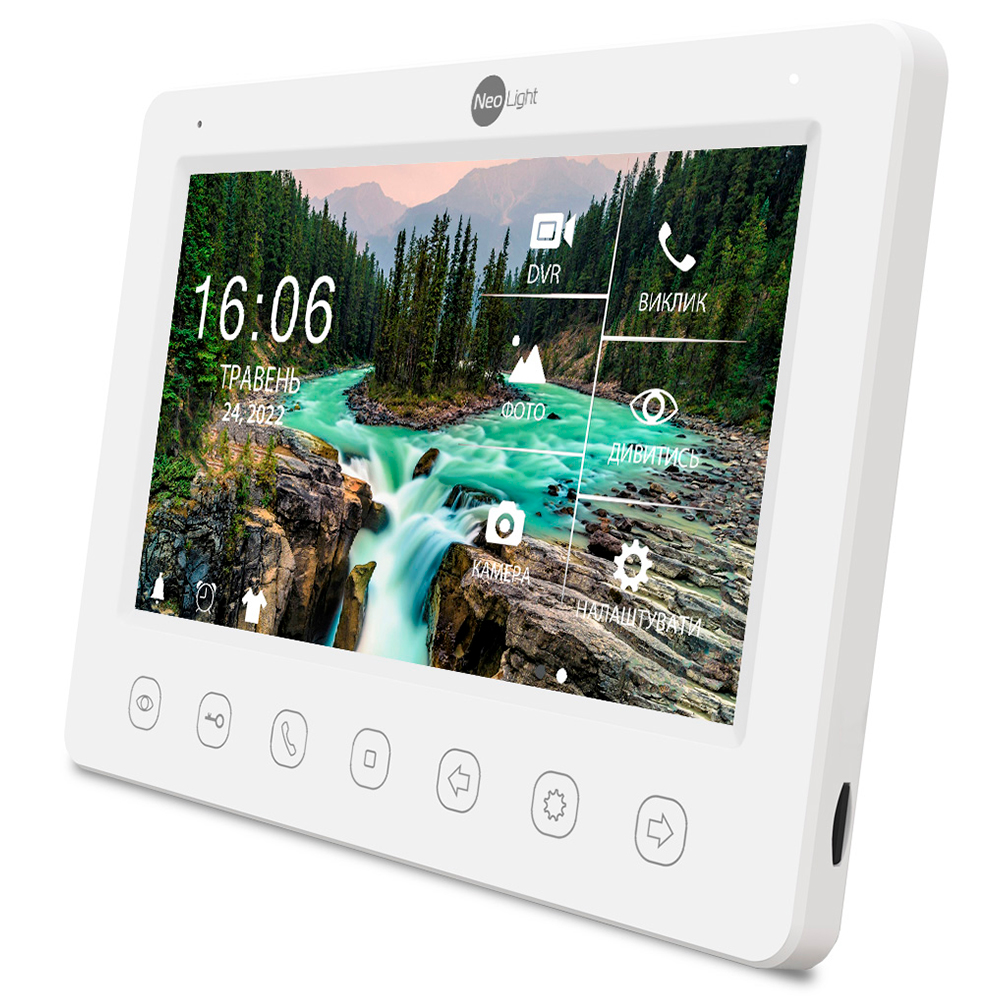 Відеодомофон NeoLight Kappa+ HD white