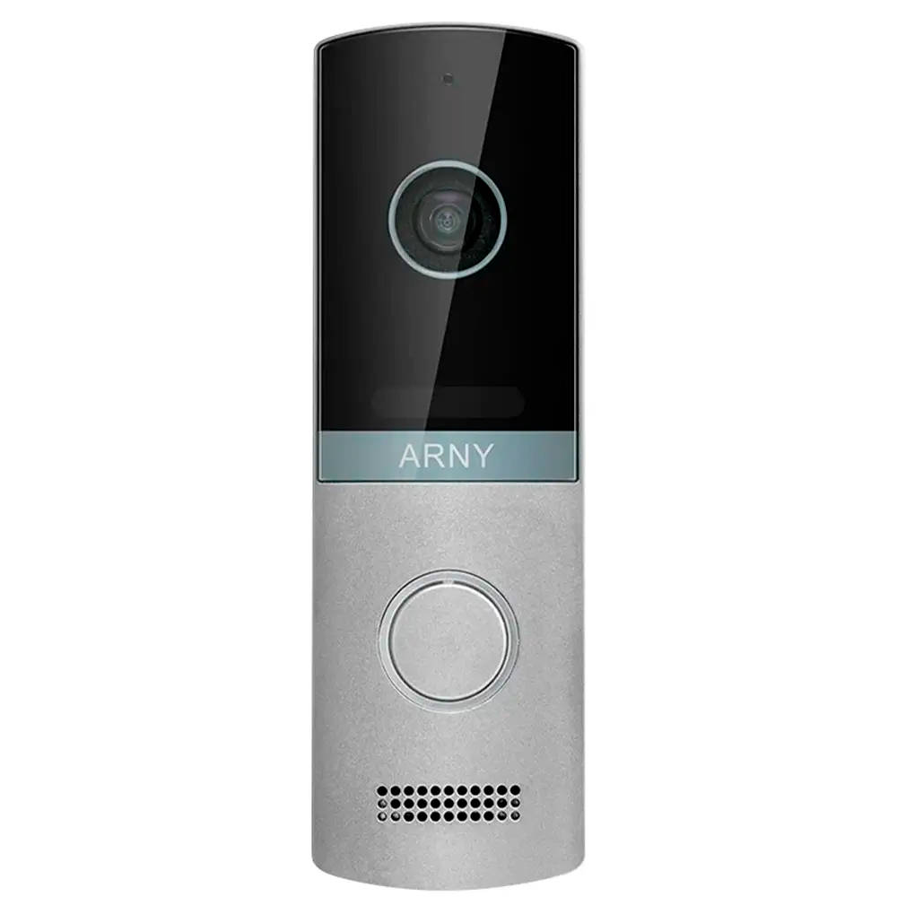 Комплект відеодомофона ARNY AVD-7423A (AVD-742A Wi-Fi + AVP-NG230 2 МП) White + Silver