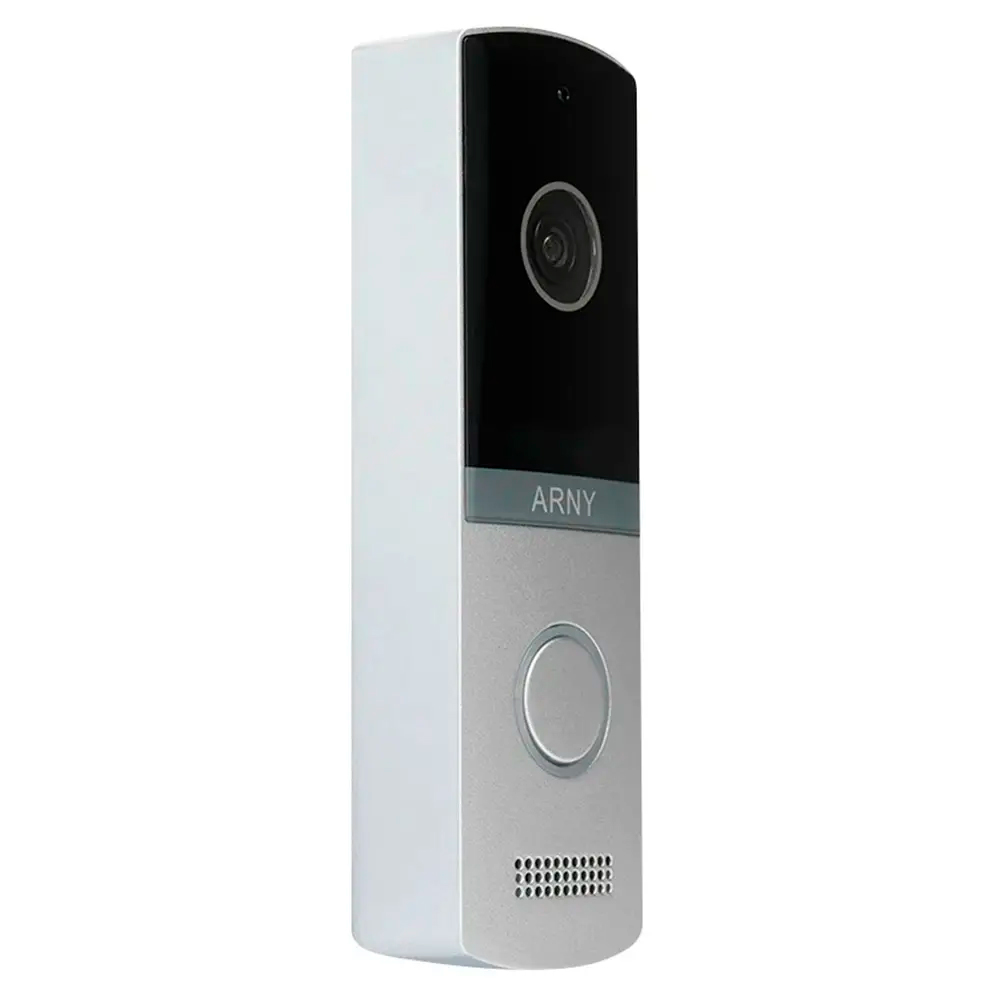 Комплект відеодомофона ARNY AVD-7423A (AVD-742A Wi-Fi + AVP-NG230 2 МП) White + Silver