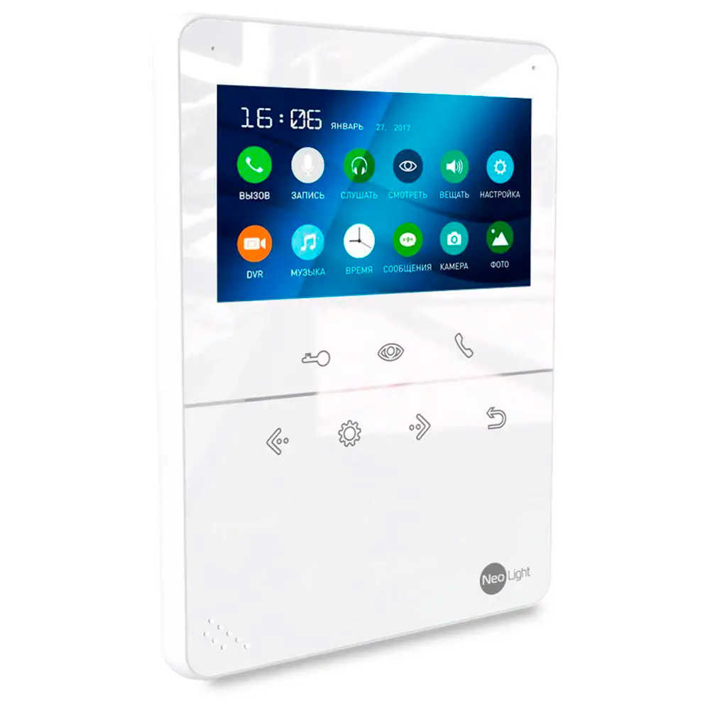 Комплект видеодомофона NeoLight Tetta Plus + Solo Silver