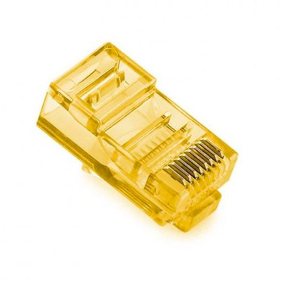 Конектор ATIS UTP RJ45 8 піновий жовтий (1 шт.)