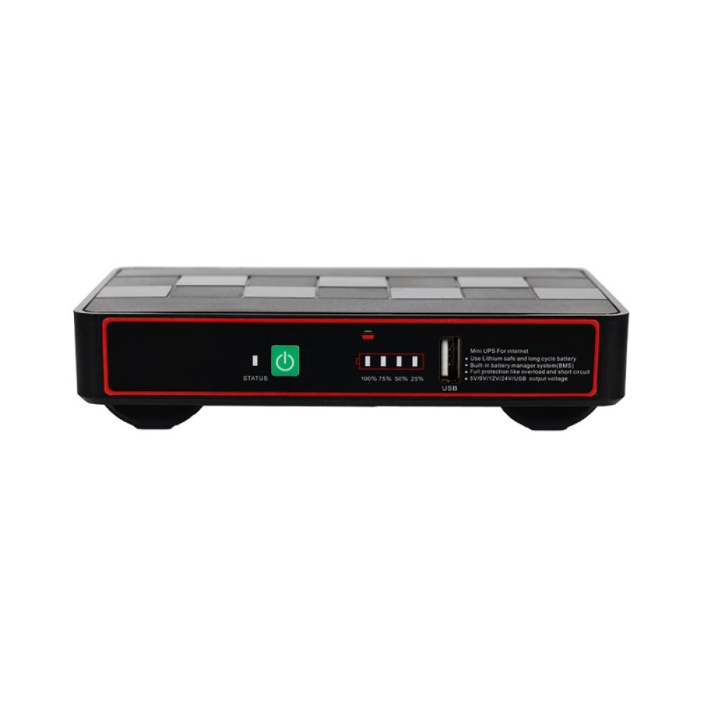 Источник бесперебойного питания DC UPS Kraft KRF-MUPS-1812 5В/9В/12В/24В/PoE, LiFePO4 2*6Ач, для роутера и медиаконвертера
