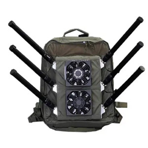 Портативное радиоэлектронное средство Kvertus AD COUNTER FPV BACKPACK F3 U (против FPV) с дополнительной аккумуляторной батареей