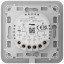 Розумний сенсорний двоклавішний прохідний вимикач світла Ajax LightSwitch (2-gang/2-way) Jeweller olive