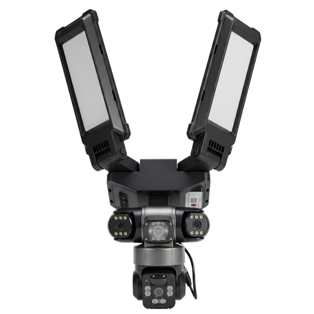 9 Мп Wi-Fi PTZ-відеокамера Light Vision VLC-1223WIL/3C (3Mp+3Mp+3Mp), з прожектором та сонячною панеллю