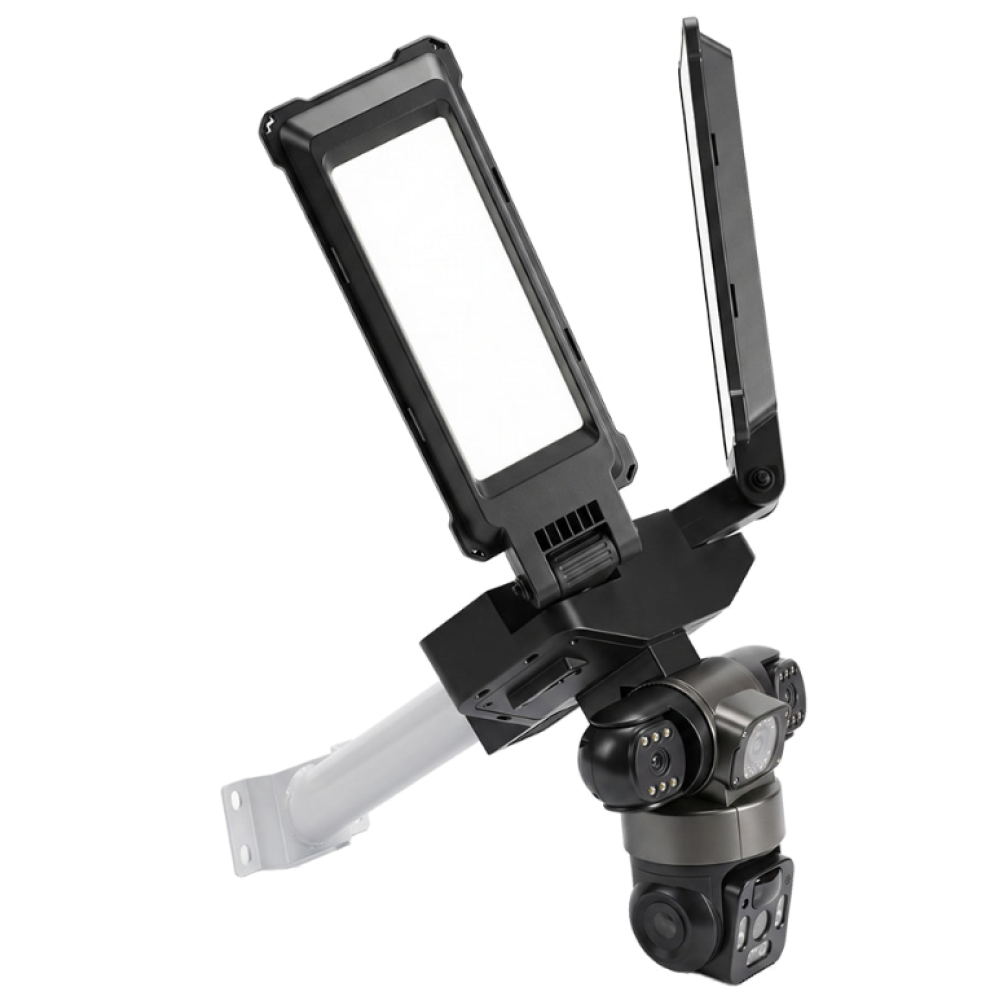 9 Мп Wi-Fi PTZ-відеокамера Light Vision VLC-1223WIL/3C (3Mp+3Mp+3Mp), з прожектором та сонячною панеллю
