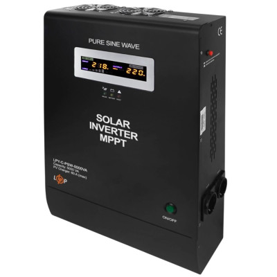 Сонячний інвертор LogicPower LPY-C-PSW-5000VA (3500W) із МРРТ контролером і правильною синусоїдою