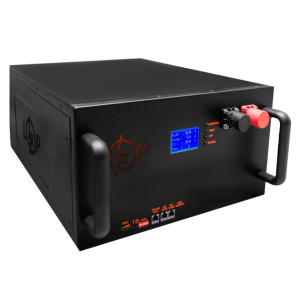 Аккумулятор LP LiFePO4 25,6V - 280 Ah (7168Wh) (BMS 200A/100А) LCD металл Smart RM RS485/CAN