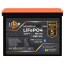 Акумулятор LogicPower LiFePO4 12,8V - 100 Ah (1280Wh) (BMS 100A/50А) пластик Smart BT
