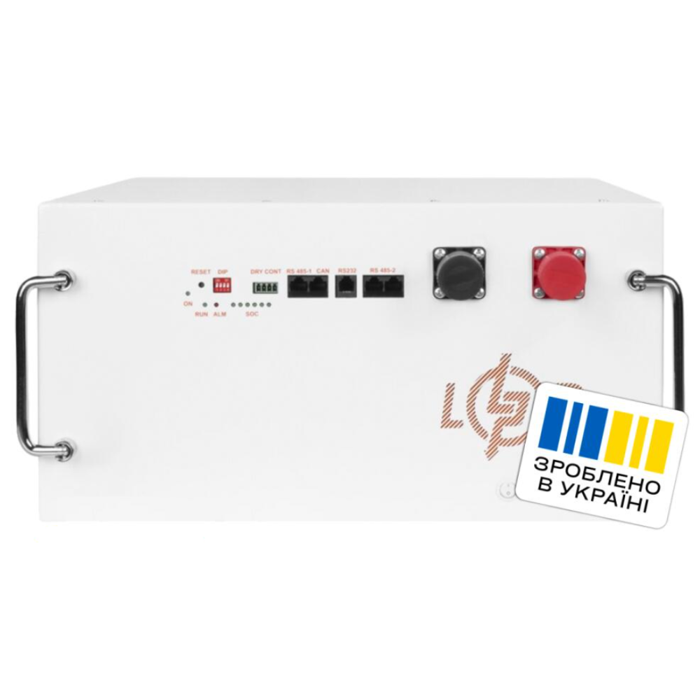 Акумулятор LogicPower LP LiFePO4 51,2 V-150 Ah (7680 Wh) (BMS JK 150 А/100 А) RM RS485/CAN WH