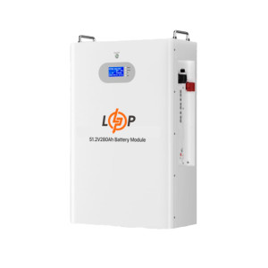 Акумулятор LP LiFePO4 51,2V - 280 Ah (14336 Wh) (Smart BMS 200A) с LCD AB RS485/CAN