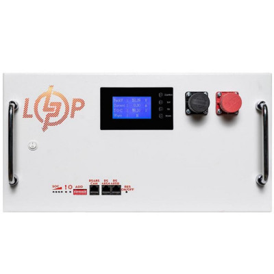 Акумулятор LP LiFePO4 51,2V - 315 Ah (16128 Wh) (BMS SP 200A/100А) RM RS485/CAN LCD WH
