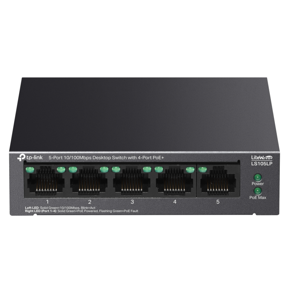 5-портовий PoE-комутатор TP-Link LS105LP