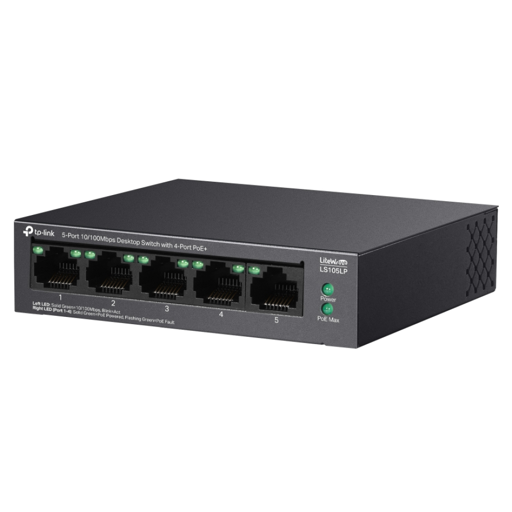 5-портовий PoE-комутатор TP-Link LS105LP