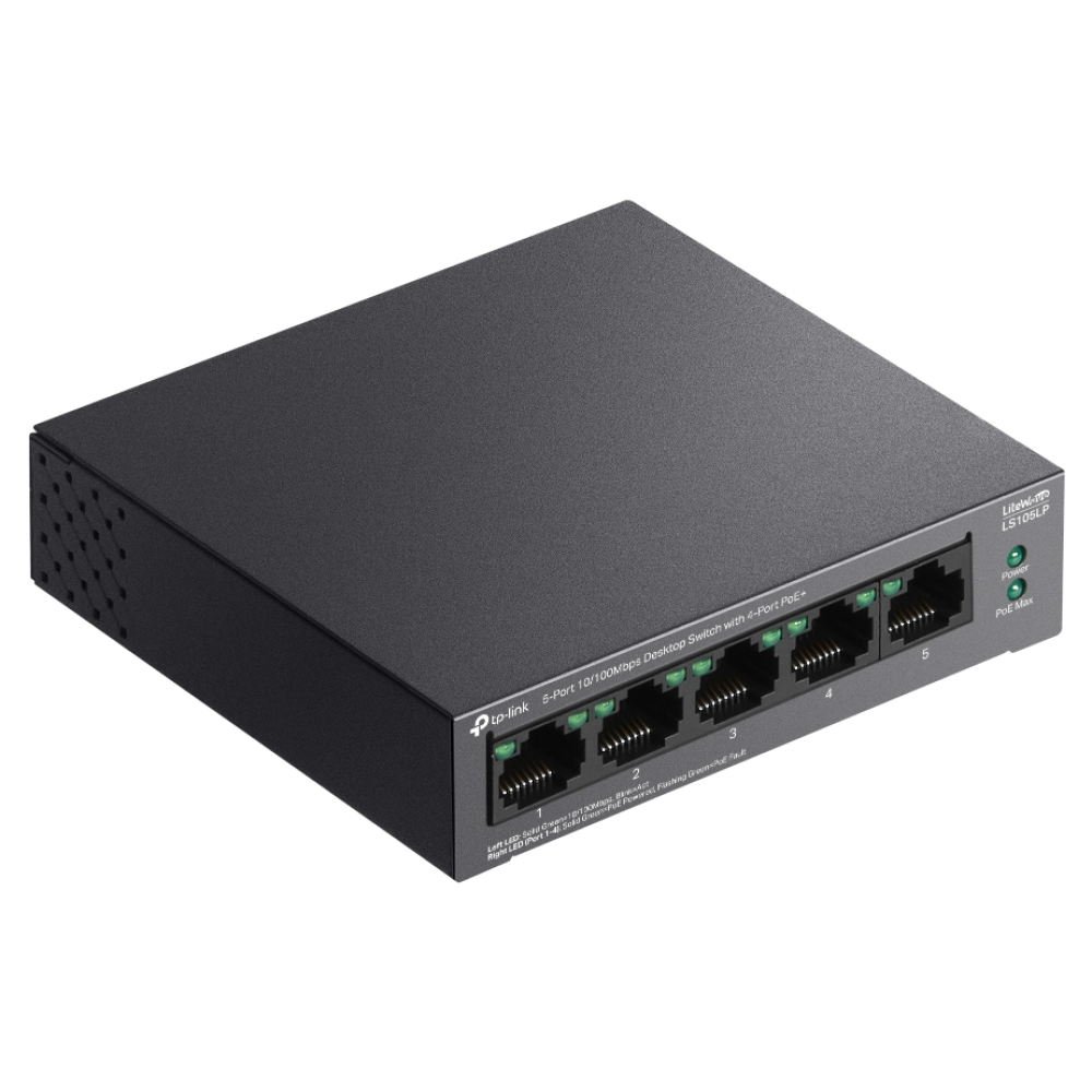 5-портовий PoE-комутатор TP-Link LS105LP