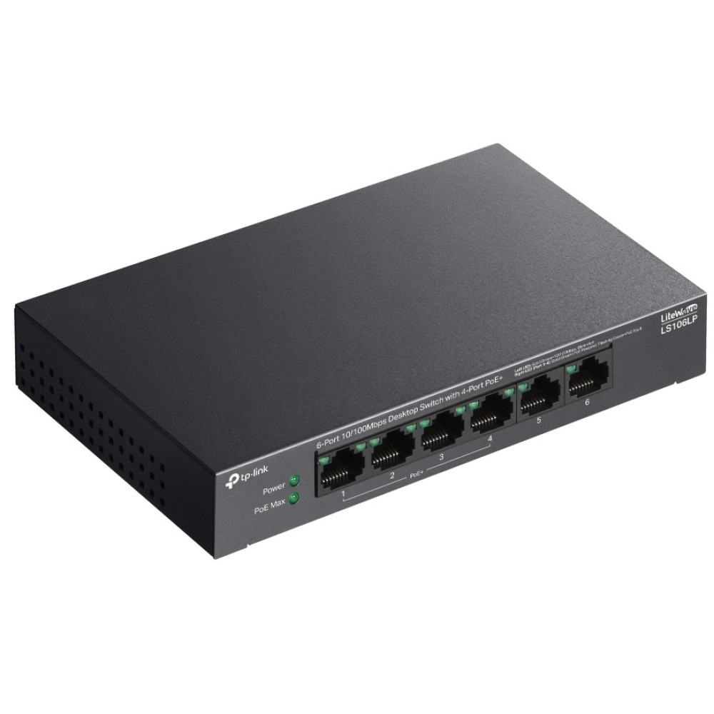 6-портовий PoE-комутатор TP-Link LS106LP
