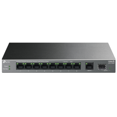 10-портовый PoE-коммутатор TP-Link LS1210GP управляемый