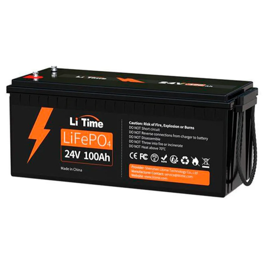 Аккумуляторная батарея литий-железо-фосфатная LiTime LiFePO4 LT24V100 25.6 В / 100 А·ч 