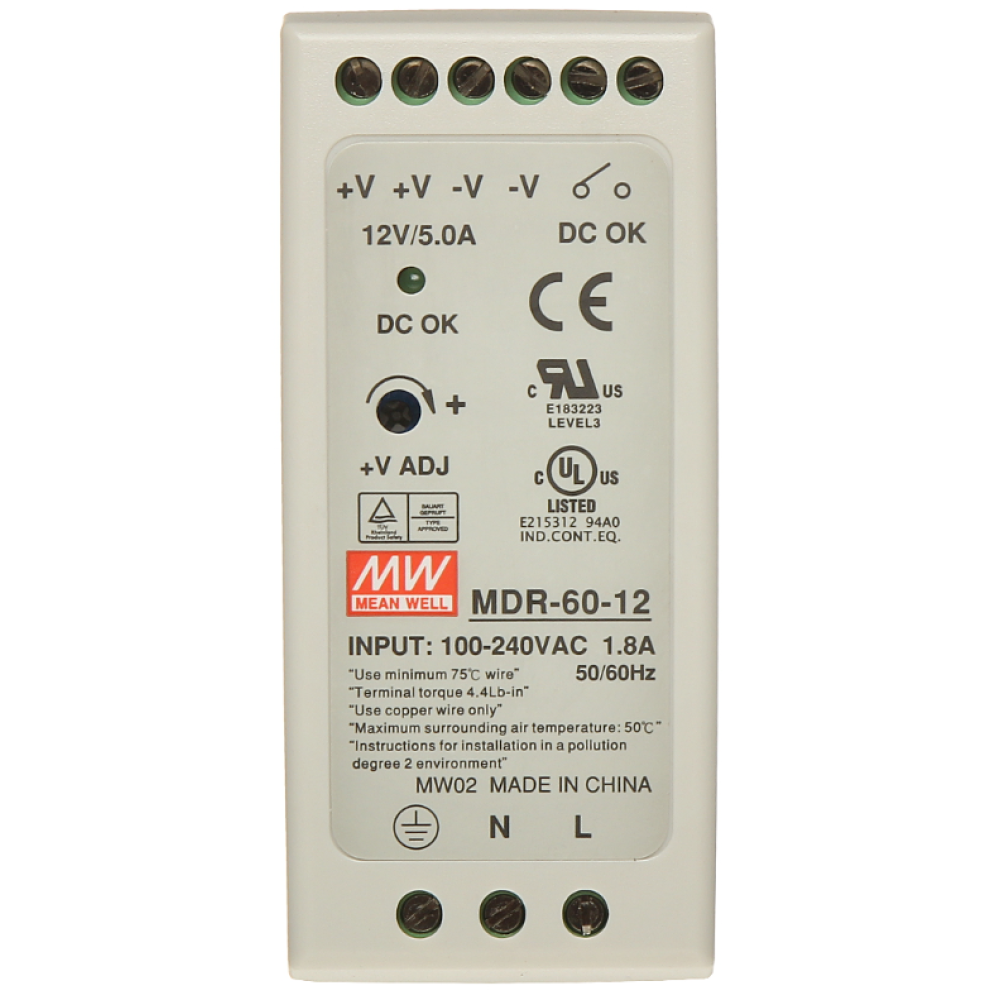 Блок живлення MeanWell MDR-60-12