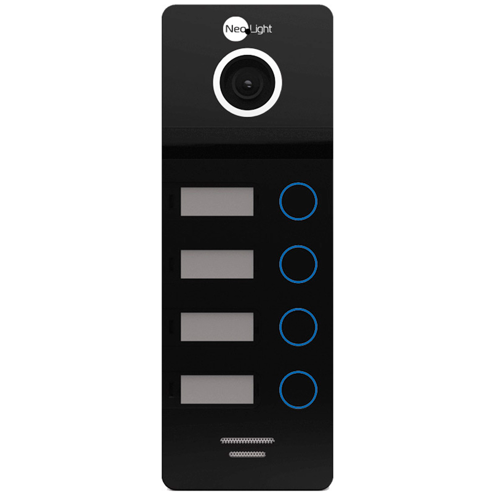 Виклична відеопанель NeoLight MEGA/4 FHD Black
