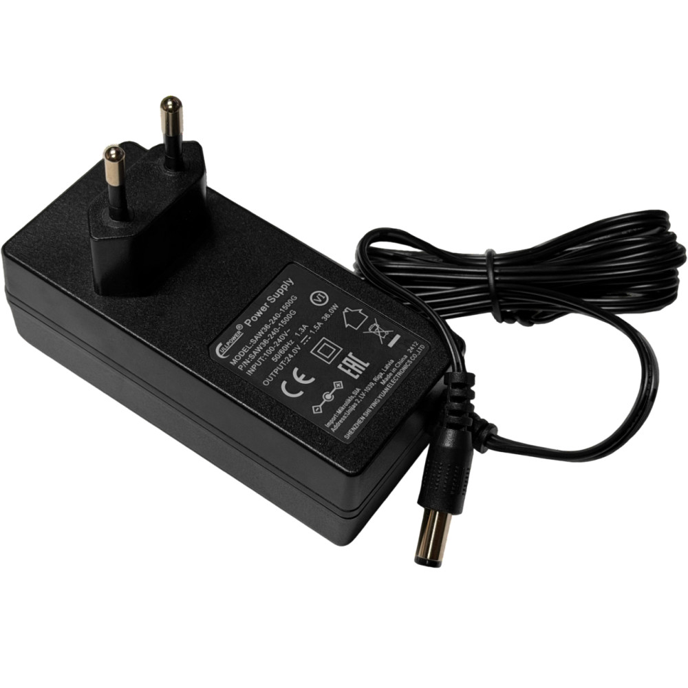 Блок живлення MikroTik SAW36-240-1500 (24V, 1.5A, 36W)