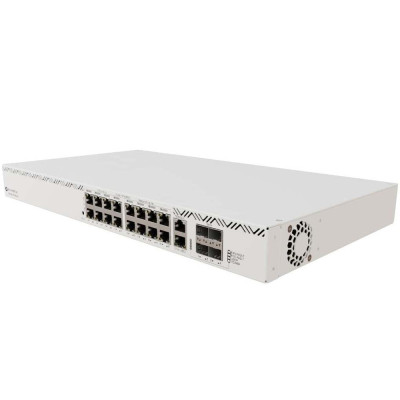 24-портовый коммутатор MikroTik CRS320-8P-8B-4S+RM неуправляемый