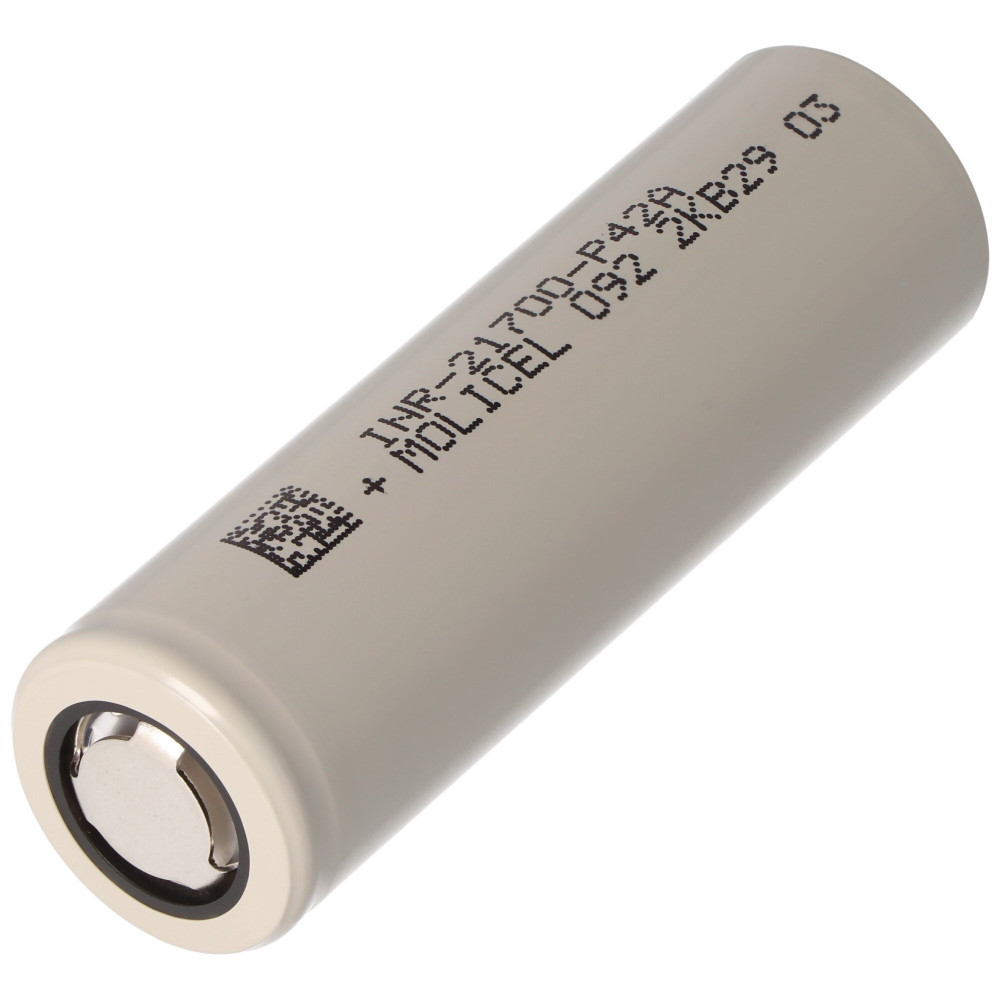 Аккумулятор Li-ion 4,2Ah 3.7V 21700 Molicel INR21700-P42A
