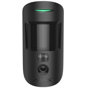 Бездротовий датчик руху Ajax MotionCam HDR (PhOD) Jeweller black з фотофіксацією за тривогою та за запитом (119281.310.BL1)