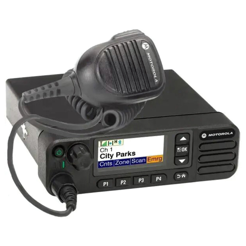 Цифрова автомобільна радіостанція Motorola DM4601E VHF LP WIFI/BT/GNSS CD MBAR304NE (Compact Microphone, Power Cable and Trunnion)