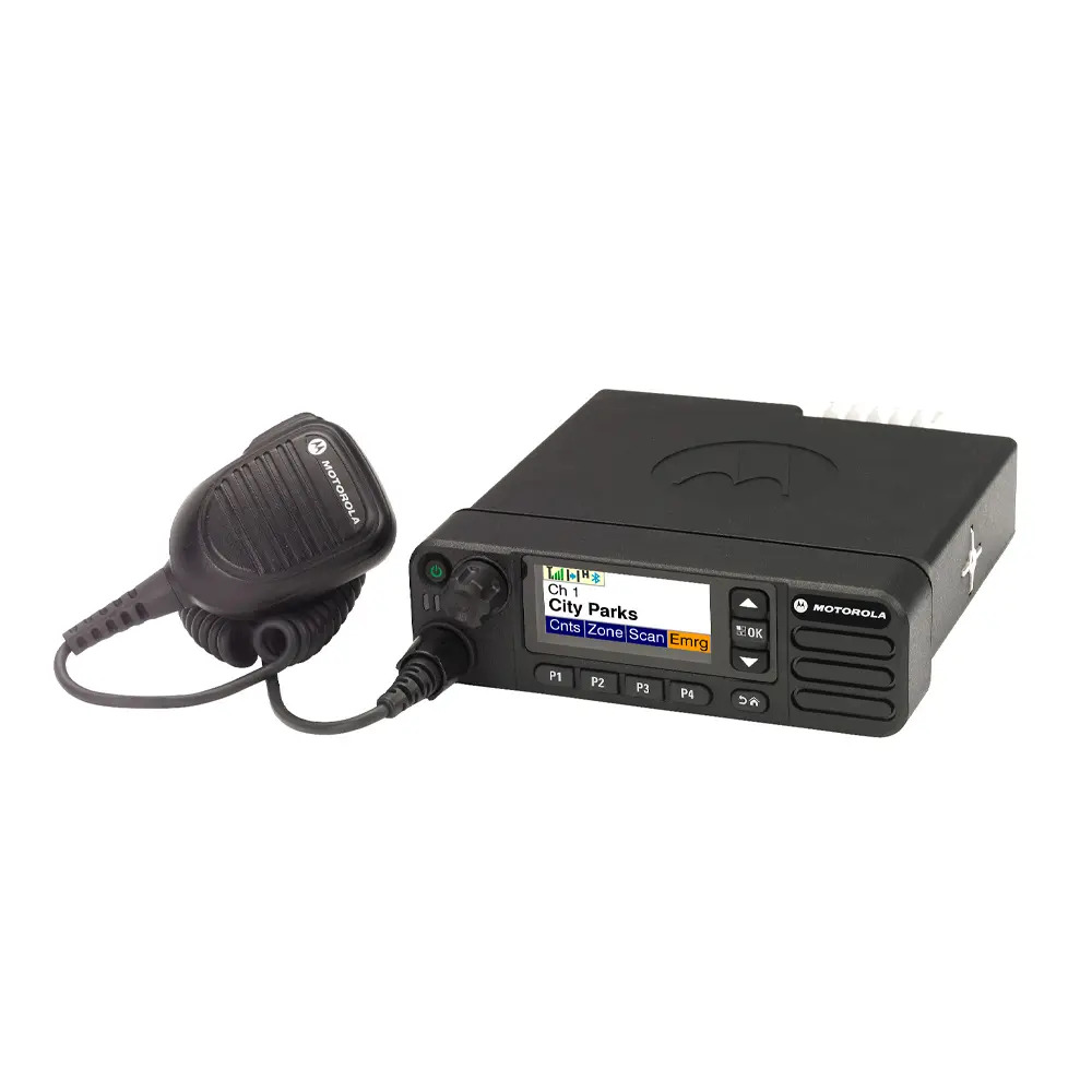 Цифрова автомобільна радіостанція Motorola DM4601E VHF LP WIFI/BT/GNSS CD MBAR304NE (Compact Microphone, Power Cable and Trunnion)