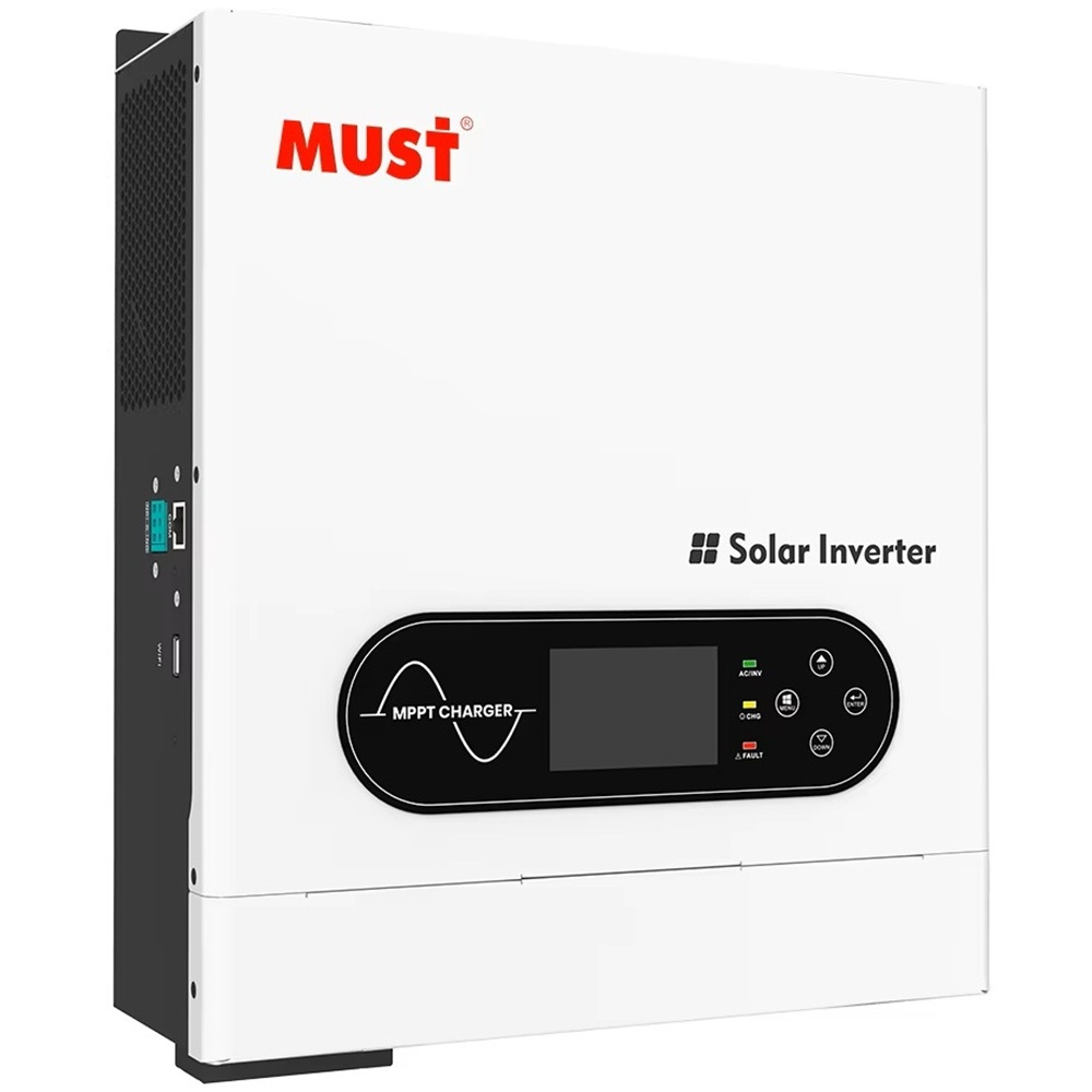 Інвертор MUST PV18-6048ECO 6000Вт 48В 100A однофазний чиста синусоїда