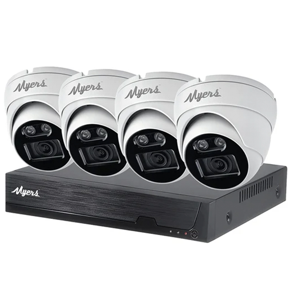 5 МП IP-комплект відеоспостереження Myers 4CH KIT 4xTurret
