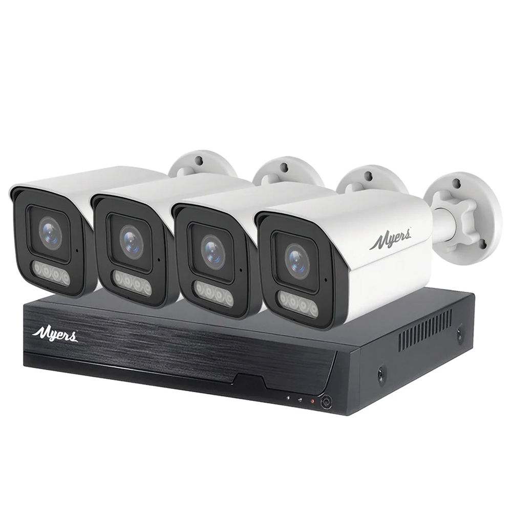 5 МП IP-комплект відеоспостереження Myers 8CH KIT 4xBullet