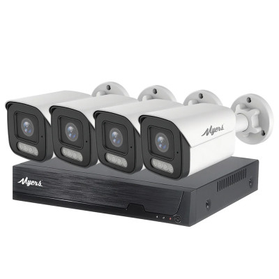 5 МП IP-комплект відеоспостереження Myers 8CH KIT 4xBullet