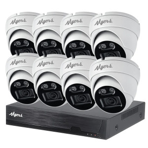 5 МП IP-комплект відеоспостереження Myers 8CH KIT 8xTurret