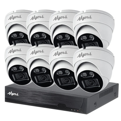 5 МП IP-комплект відеоспостереження Myers 8CH KIT 8xTurret
