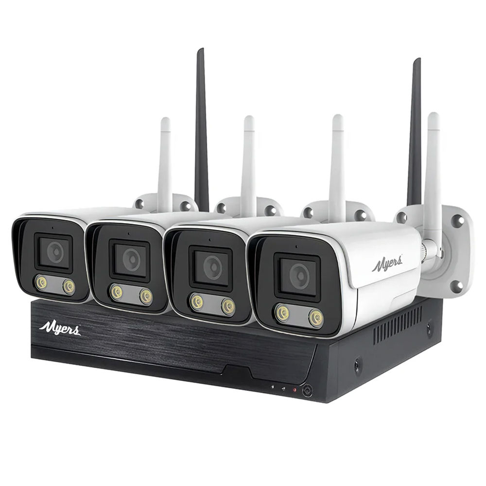 5 МП IP-комплект відеоспостереження Myers 8CH WI-FI KIT 4xBullet