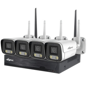 3 МП IP-комплект відеоспостереження Myers 8CH WI-FI KIT 4xBullet