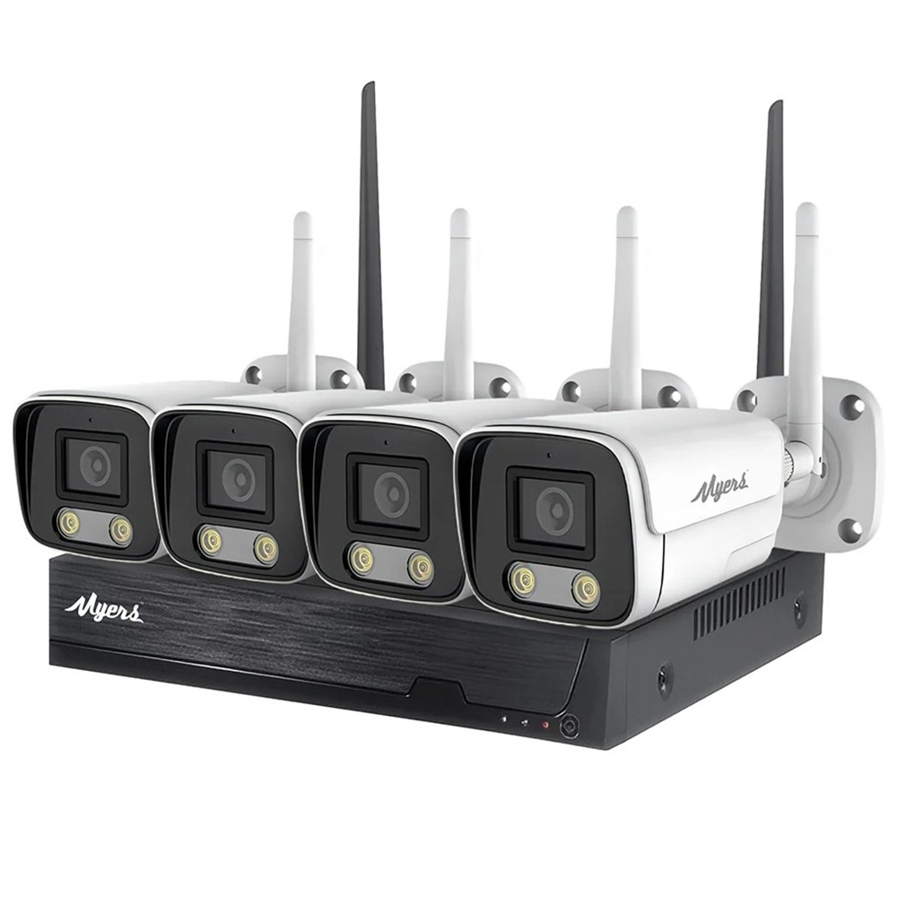 5 Мп IP-комплект відеоспостереження Myers 8CH WIFI KIT 5MP 4xBullet