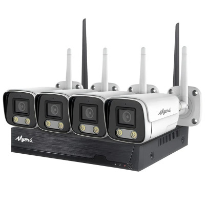 5 Мп IP-комплект відеоспостереження Myers 8CH WIFI KIT 5MP 4xBullet