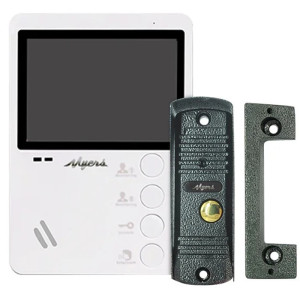 Комплект домофона Myers M-43 White + D-100S
